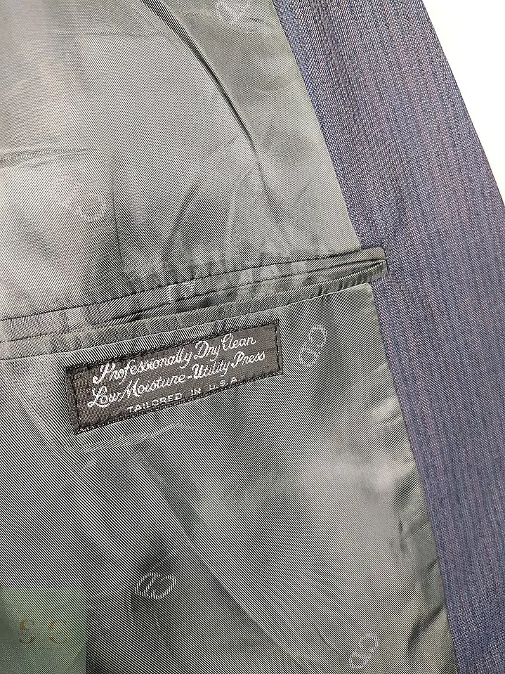Christian Dior Monsieur – Blazer azul acero vintage premium | Paris–New York | Talla M 14