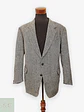 Blazer Harris Chaqueta lana Tweed Gris Espiga – 100% Lana – Talla XL - Miniatura 1