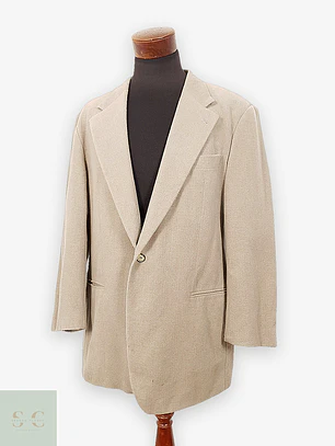 Blazer Selbach Beige Cashmere, Lana Virgen y Angora - Talla XL-XXL