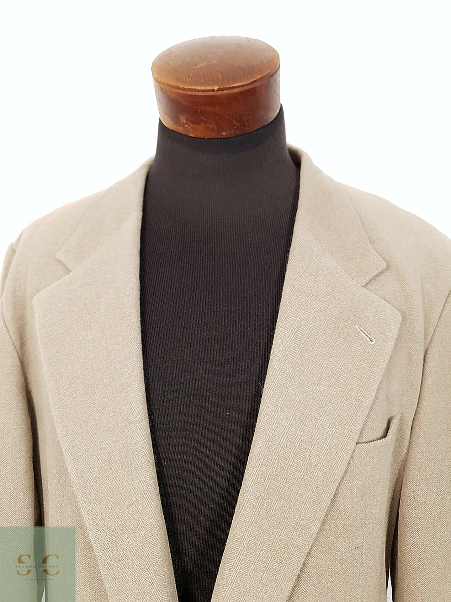 Blazer Selbach Beige Cashmere, Lana Virgen y Angora - Talla XL-XXL 5