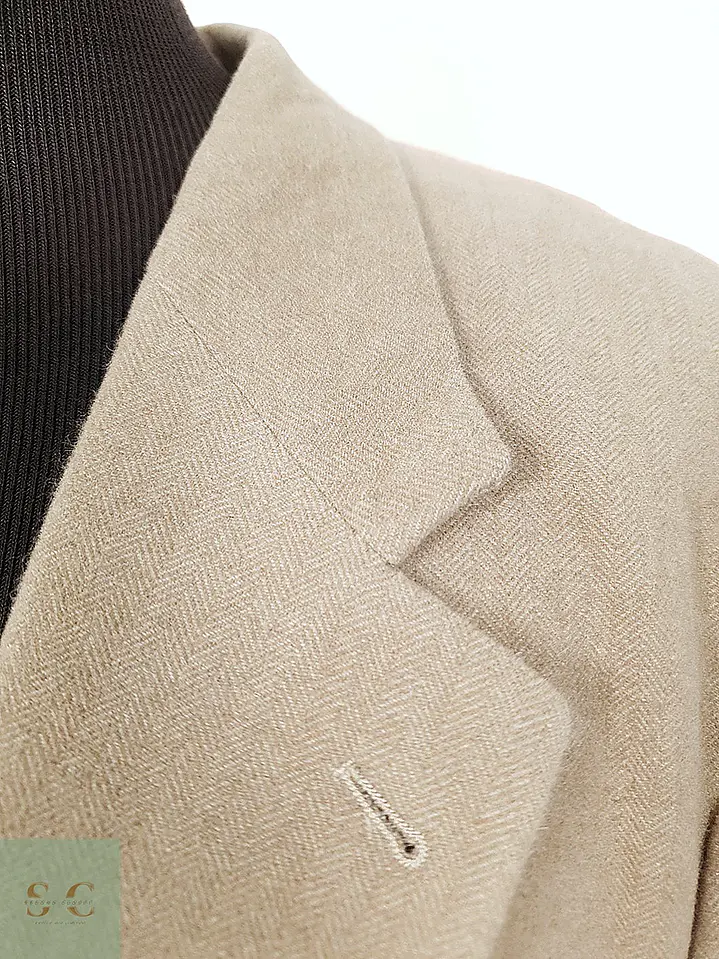 Blazer Selbach Beige Cashmere, Lana Virgen y Angora - Talla XL-XXL 7