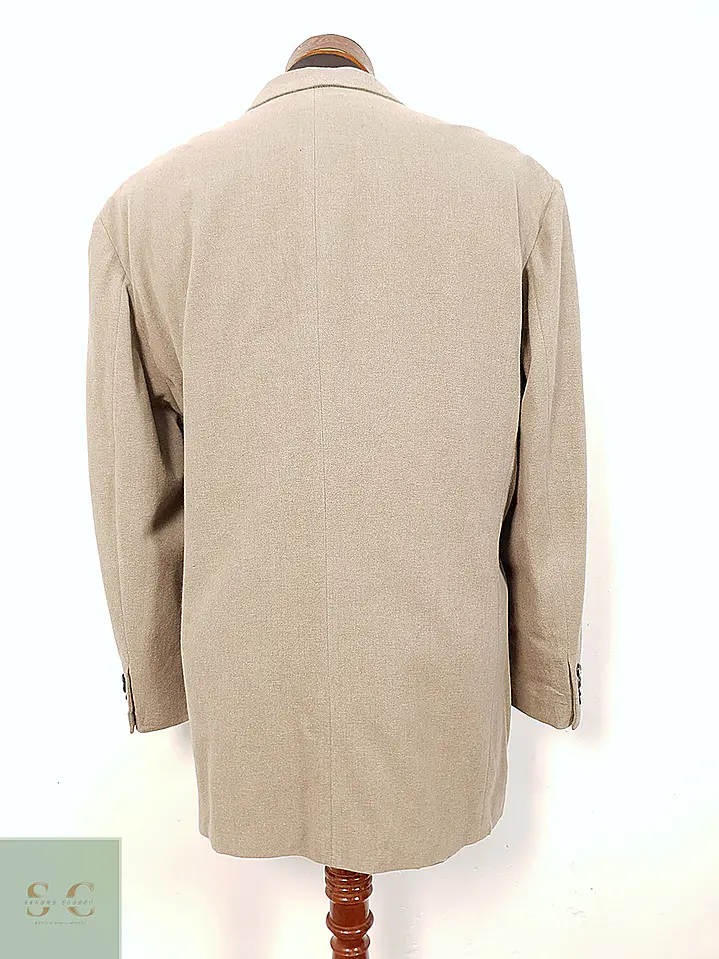 Blazer Selbach Beige Cashmere, Lana Virgen y Angora - Talla XL-XXL 13