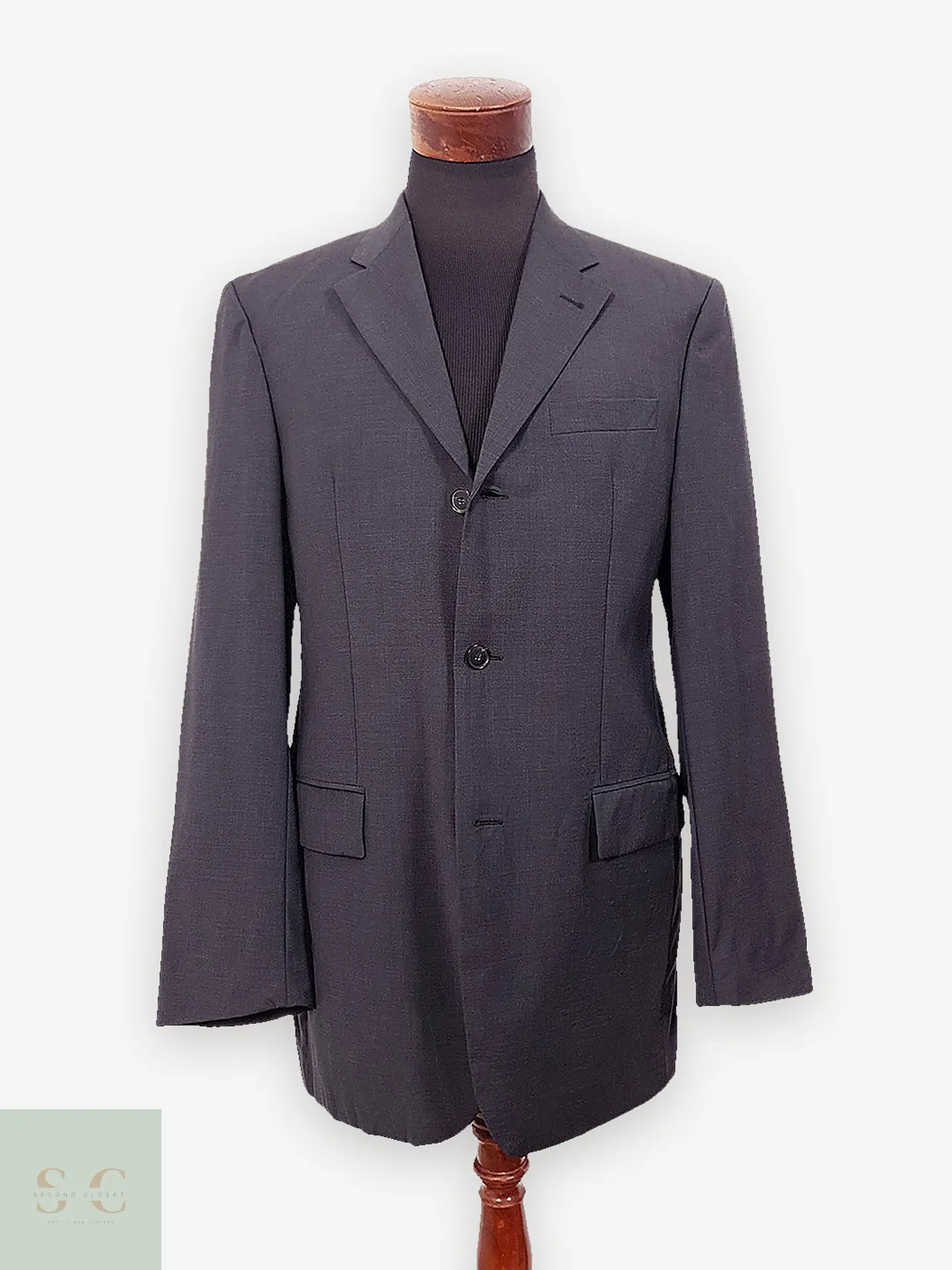 Blazer Joop! Plomo Oscuro 100% Lana Virgen Talla ML 1