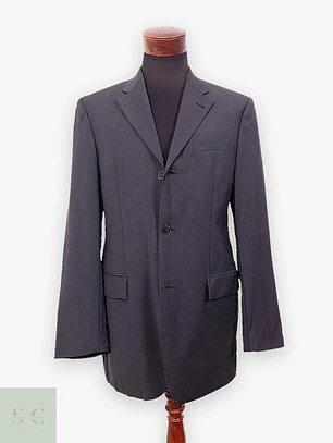 Blazer Joop! Plomo Oscuro 100% Lana Virgen Talla ML