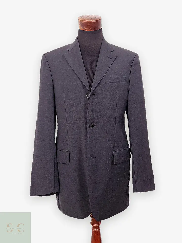Blazer Joop! Plomo Oscuro 100% Lana Virgen Talla ML 1