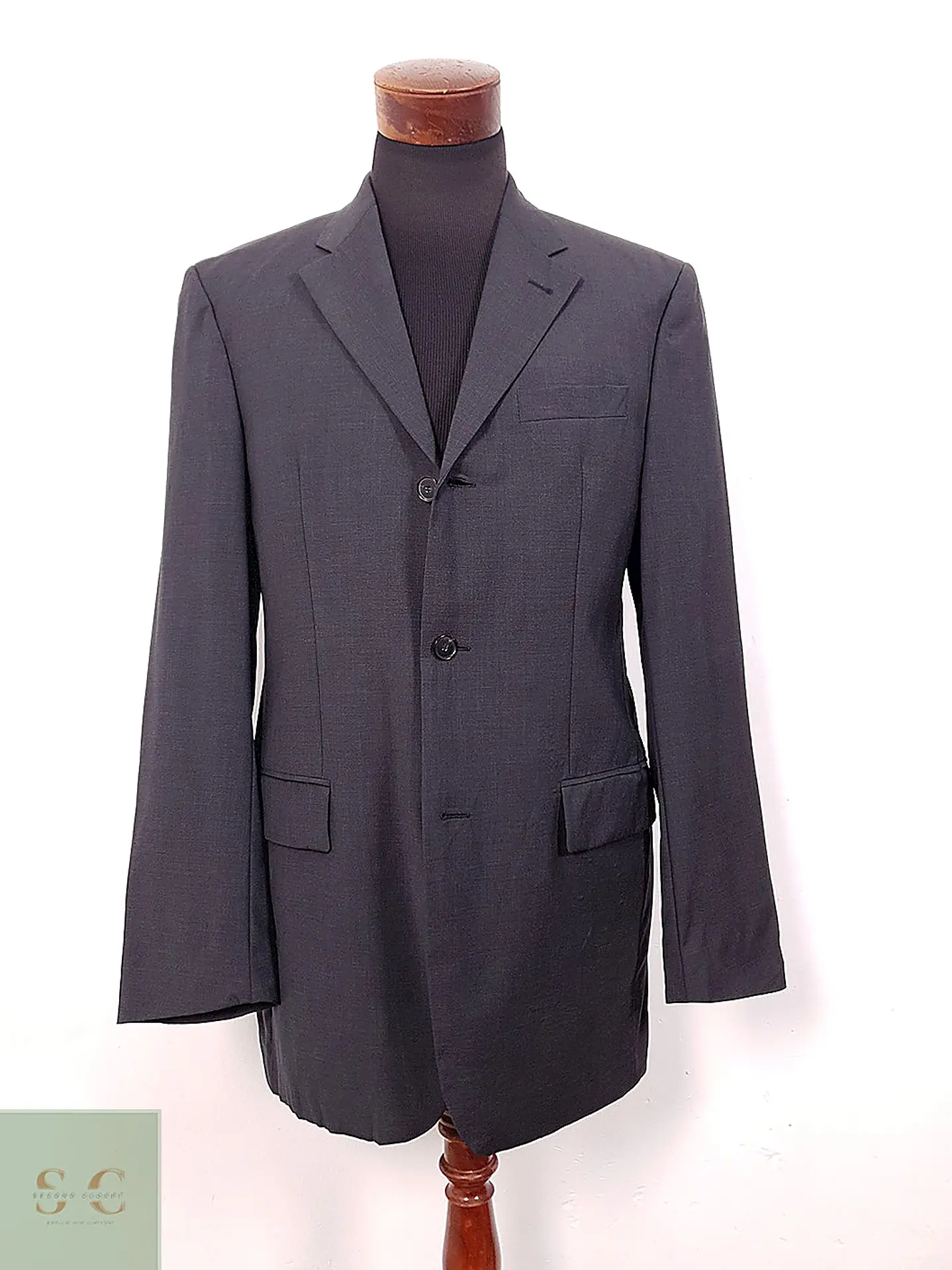 Blazer Joop! Plomo Oscuro 100% Lana Virgen Talla ML 2