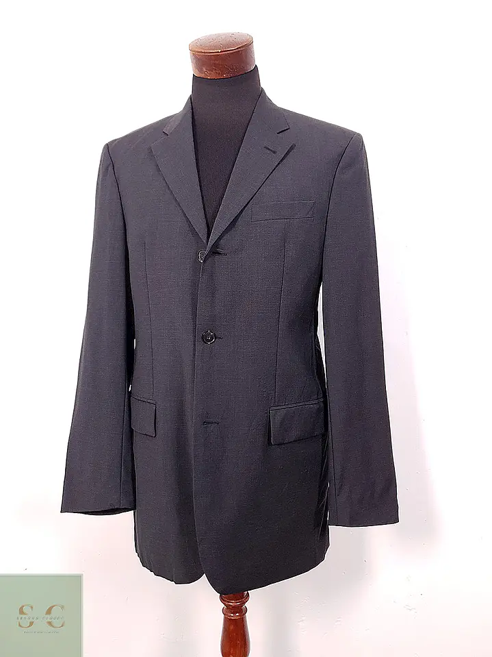 Blazer Joop! Plomo Oscuro 100% Lana Virgen Talla ML 3