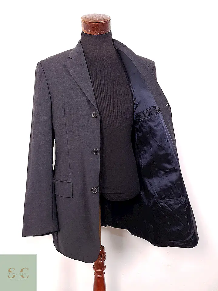 Blazer Joop! Plomo Oscuro 100% Lana Virgen Talla ML 4