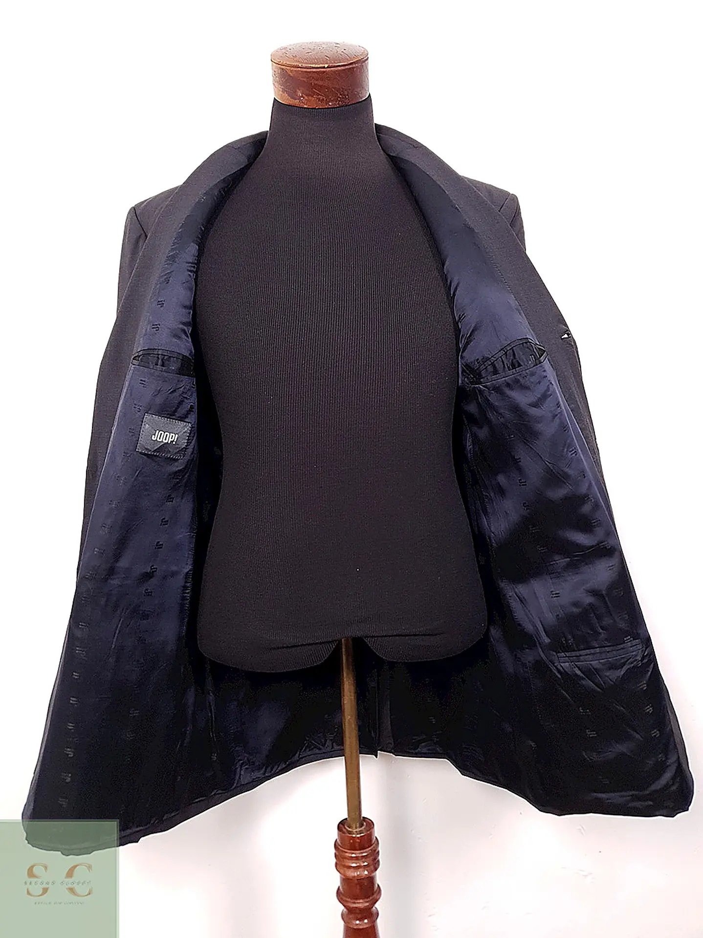 Blazer Joop! Plomo Oscuro 100% Lana Virgen Talla ML 8