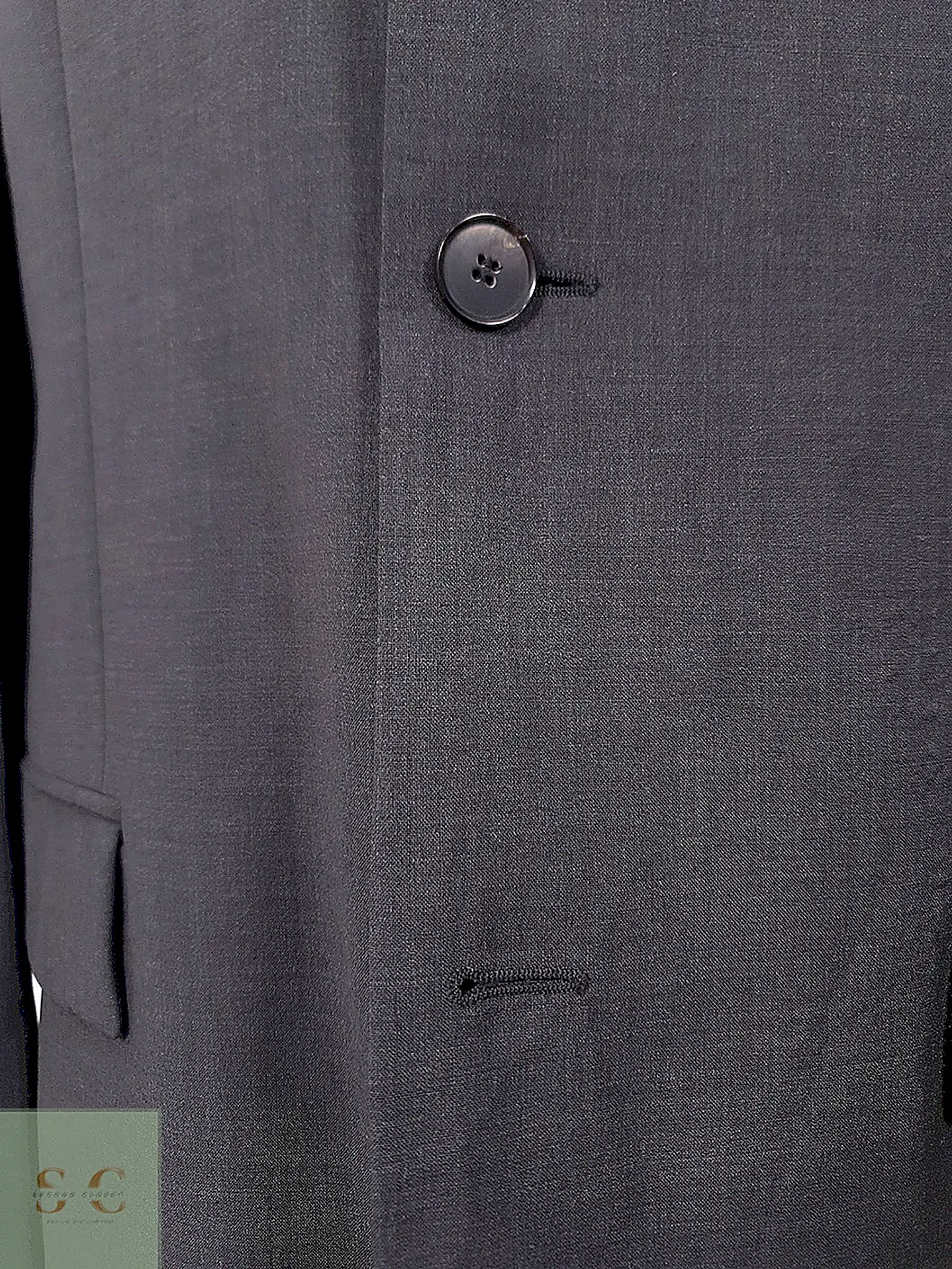 Blazer Joop! Plomo Oscuro 100% Lana Virgen Talla ML 10