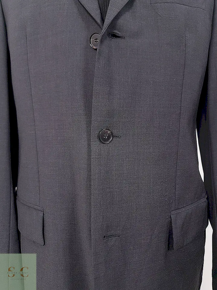 Blazer Joop! Plomo Oscuro 100% Lana Virgen Talla ML 11