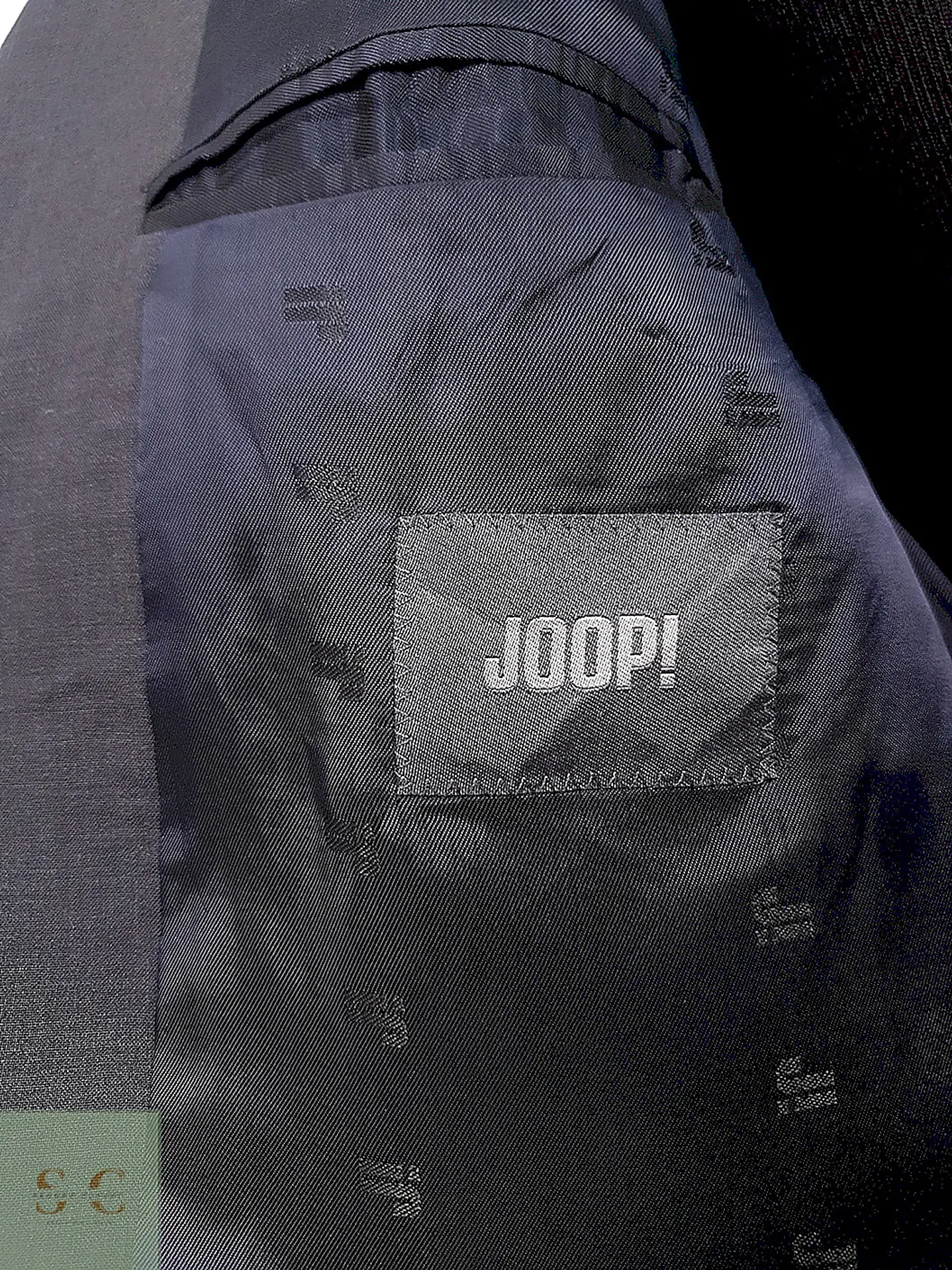 Blazer Joop! Plomo Oscuro 100% Lana Virgen Talla ML 12