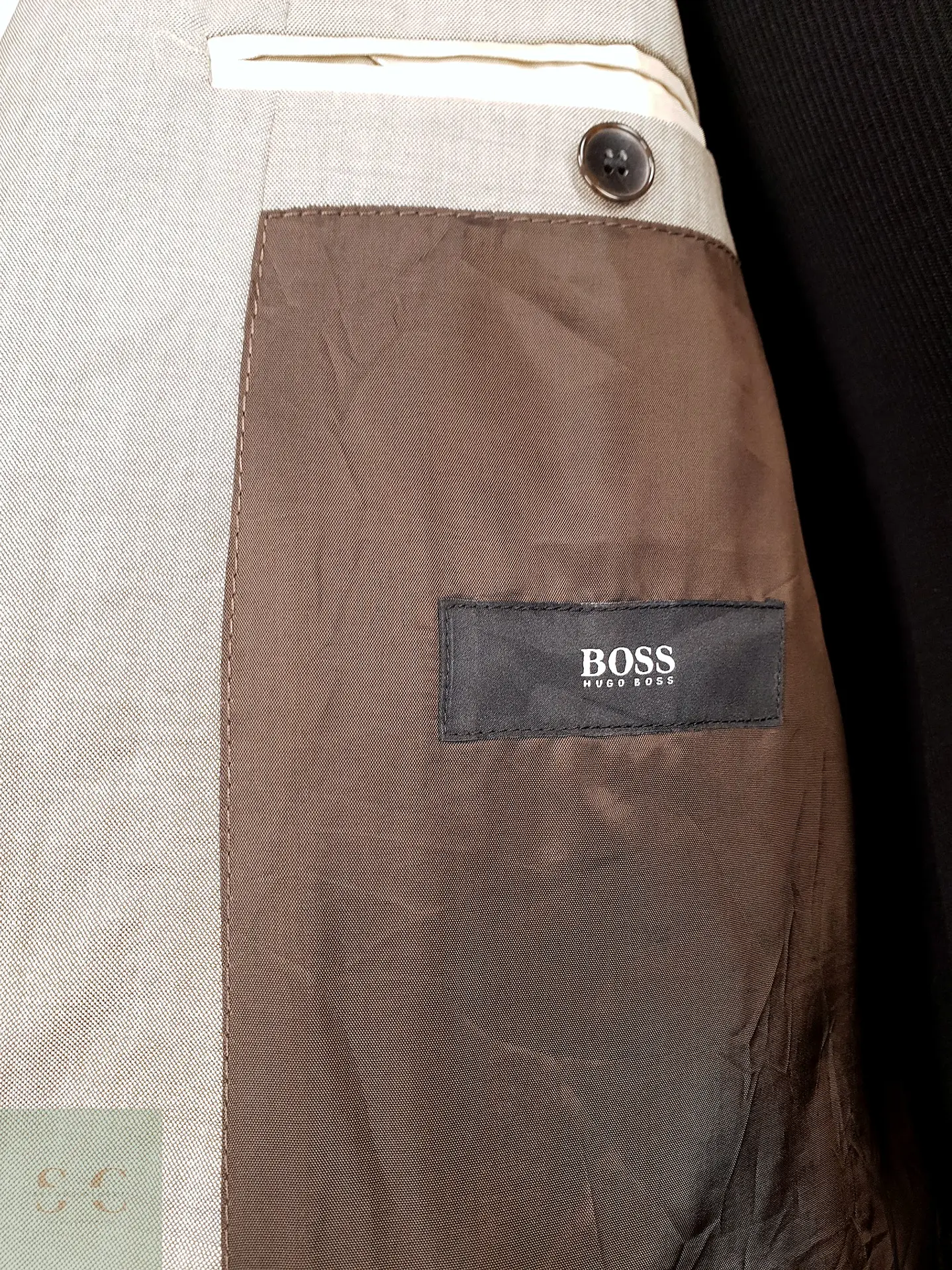 Blazer Hugo Boss Beige – Reda Super 110's – 100% Lana Virgen – Talla 2XL 17