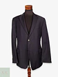 Blazer Hugo Boss Azul Negro Rayas – Tessitura Biella – 100% Lana Virgen – Talla XL - Miniatura 1