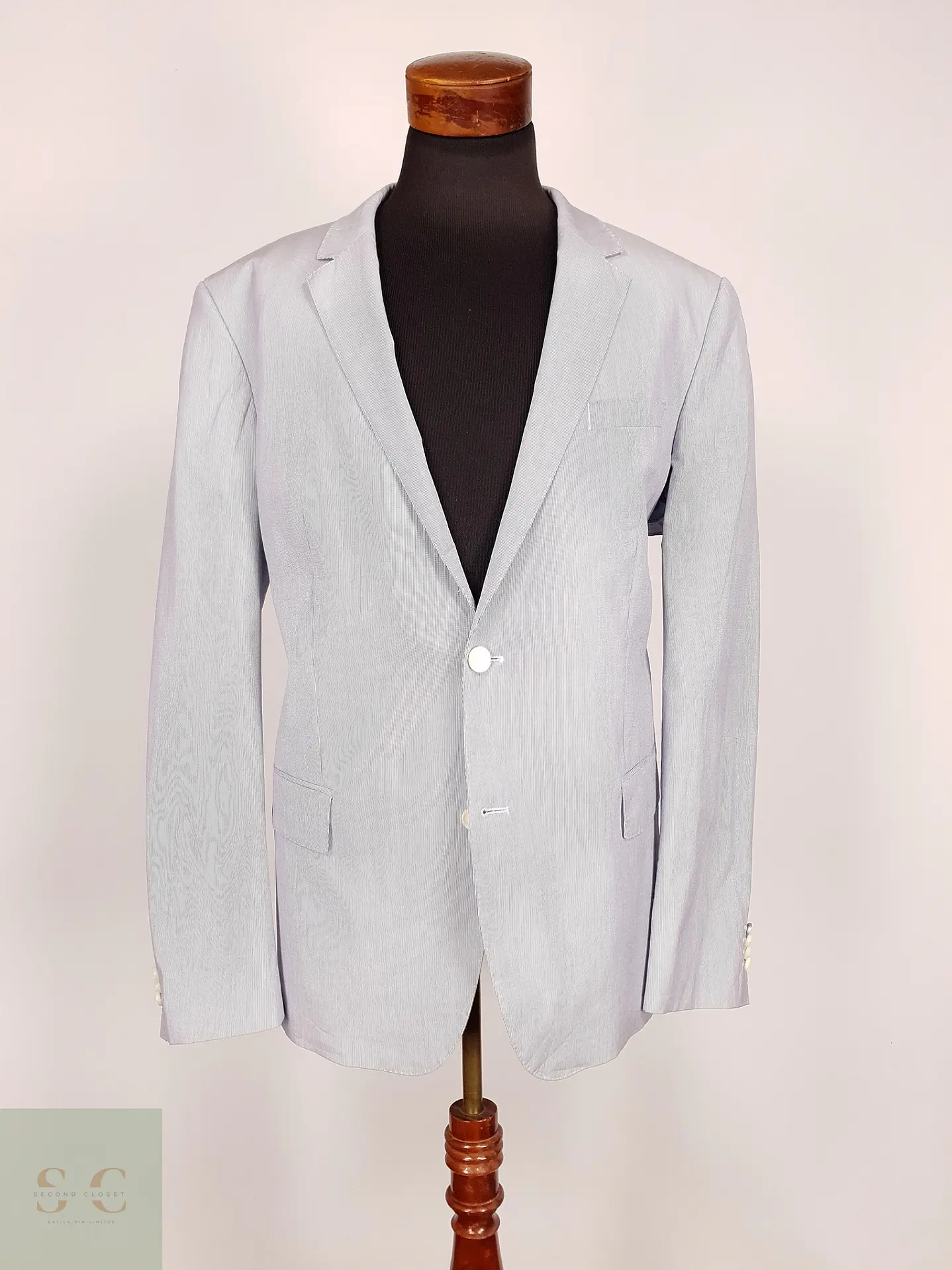 Blazer Hugo Boss Celeste Talla XL 4