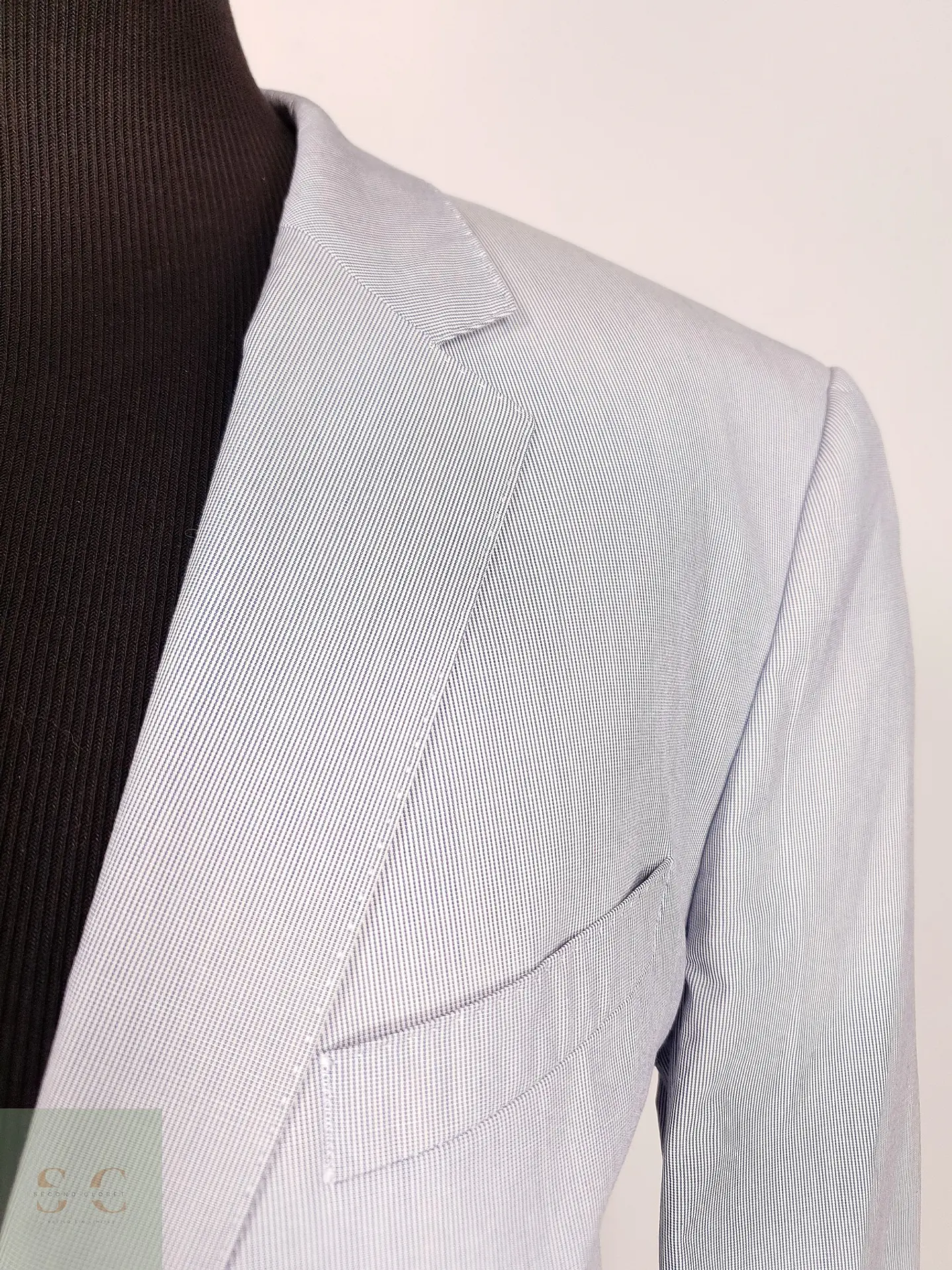 Blazer Hugo Boss Celeste Talla XL 6