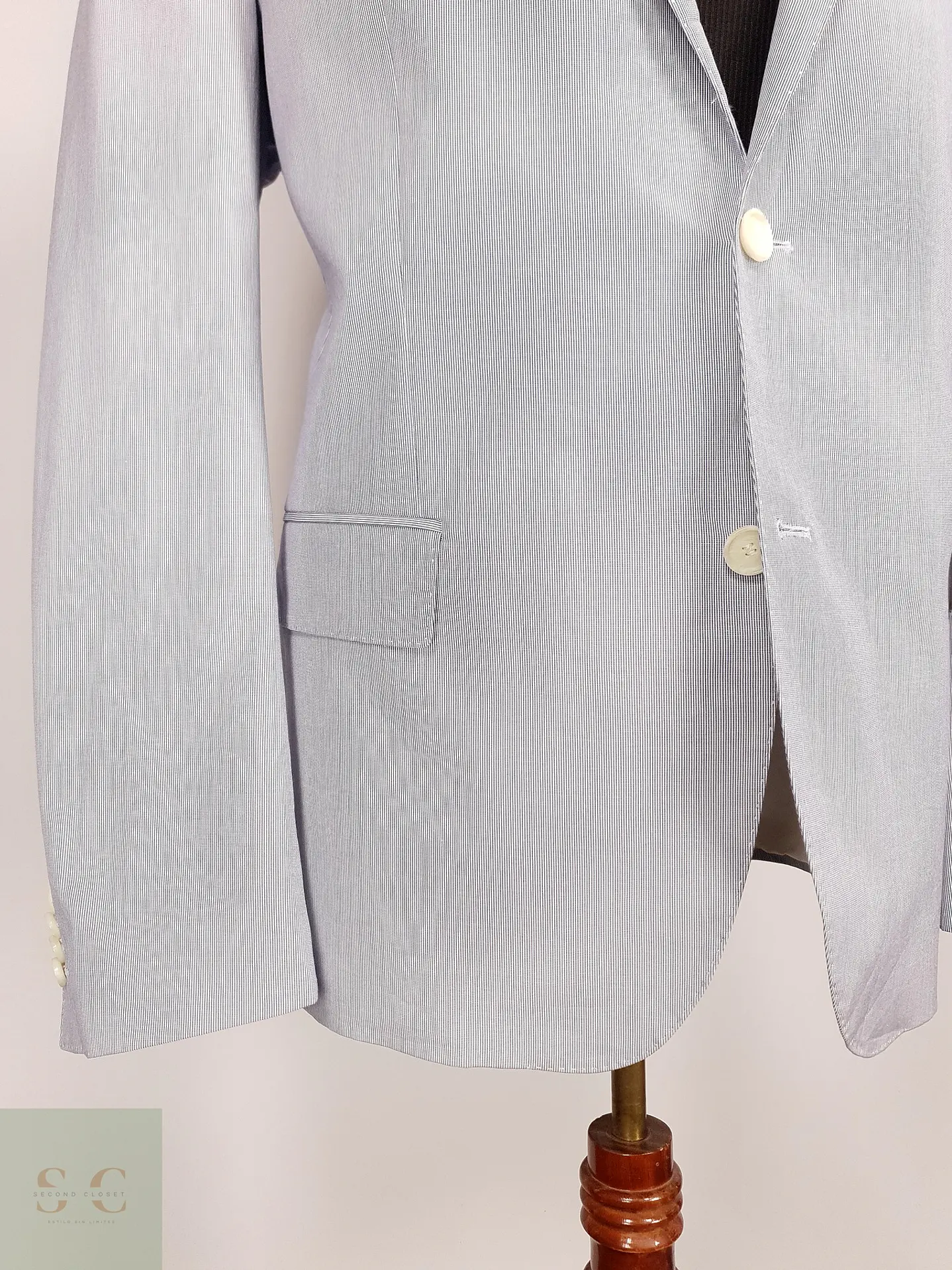 Blazer Hugo Boss Celeste Talla XL 9