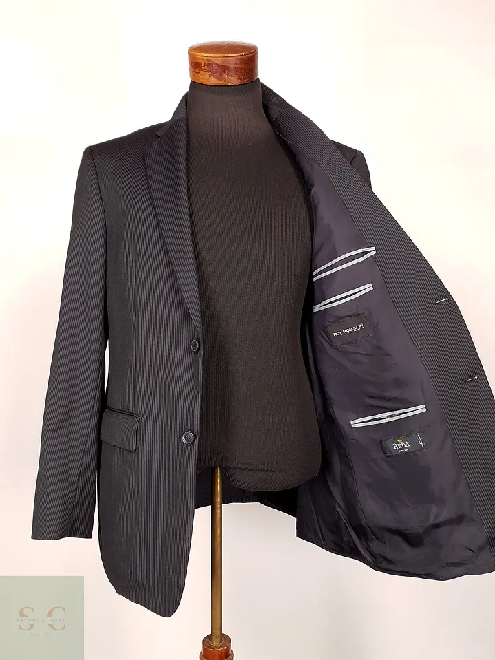 Blazer Roy Robson Plomo Super 110 Reda 100% Lana Virgen – Talla ML 7