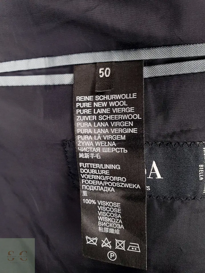 Blazer Roy Robson Plomo Super 110 Reda 100% Lana Virgen – Talla ML 12