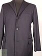 Blazer Roy Robson Azul Rayas Italiano 100% Lana Virgen Talla SM - Miniatura 6