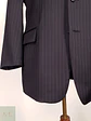 Blazer Roy Robson Azul Rayas Italiano 100% Lana Virgen Talla SM - Miniatura 7