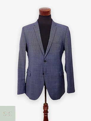 Blazer Strellson lana virgen azul TALLA M