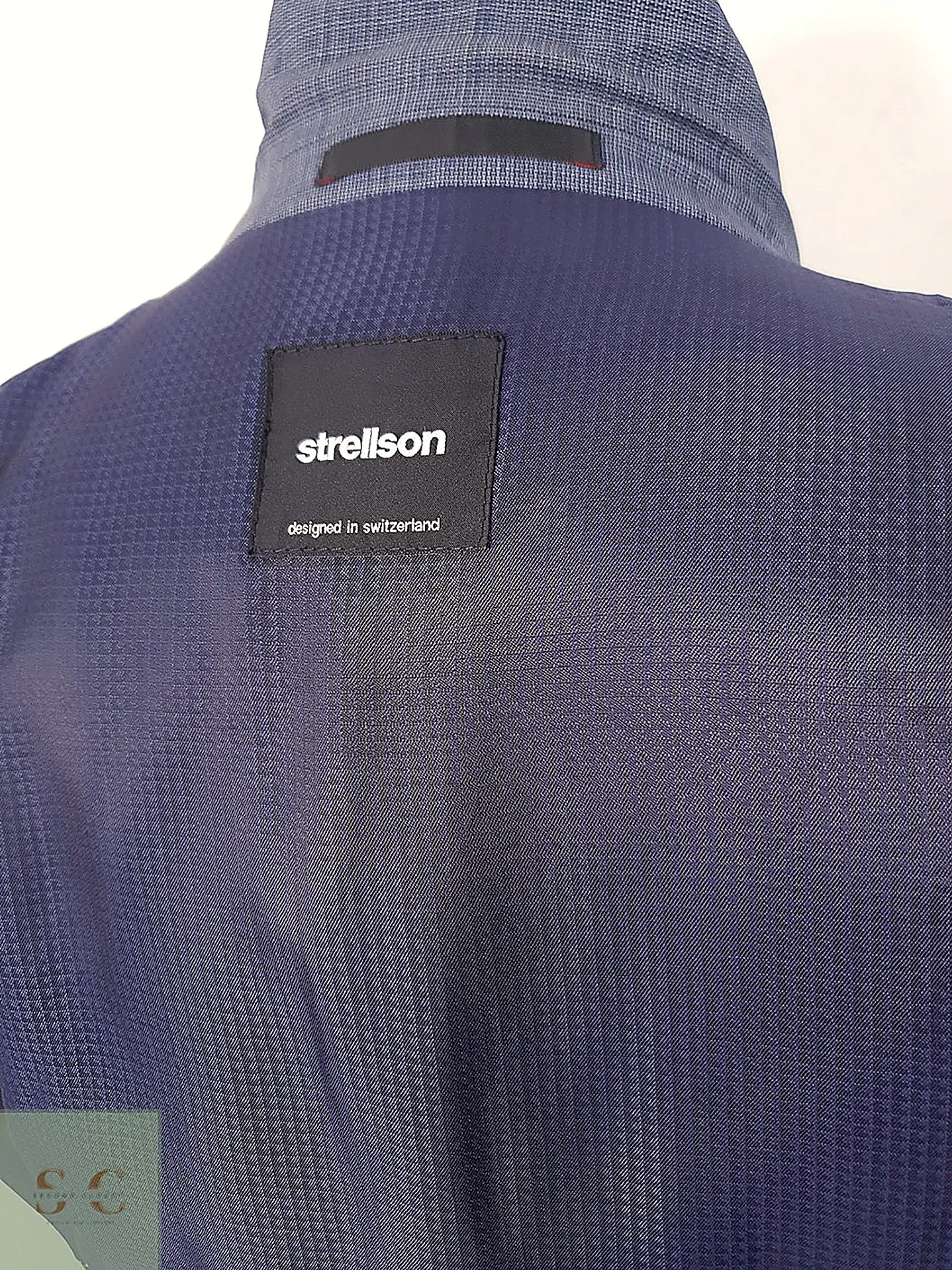 Blazer Strellson lana virgen azul TALLA M 8