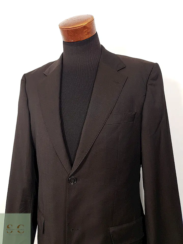 Blazer Hugo Boss Super 150 lana premium café TALLA ML 4