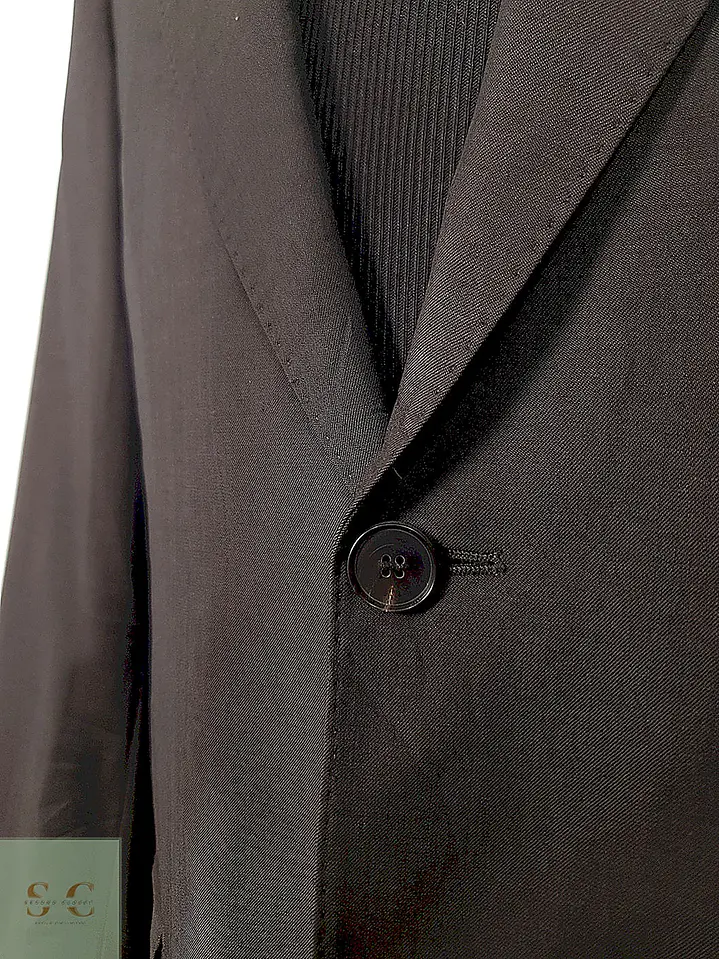 Blazer Hugo Boss Super 150 lana premium café TALLA ML 7