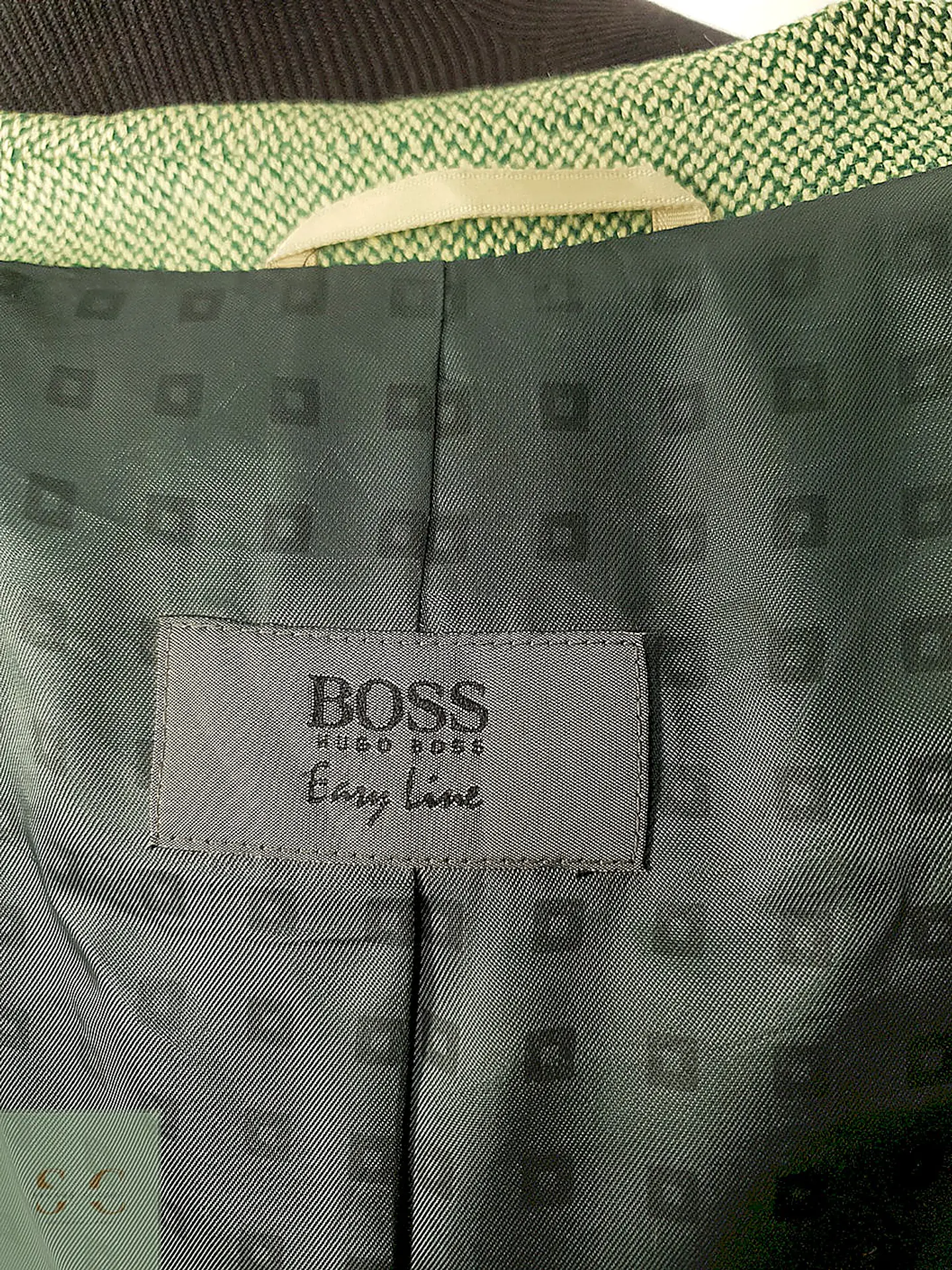 Blazer Hugo Boss Easy Iron Verde Jaspeado 100% Lana Virgen – Talla XL 4