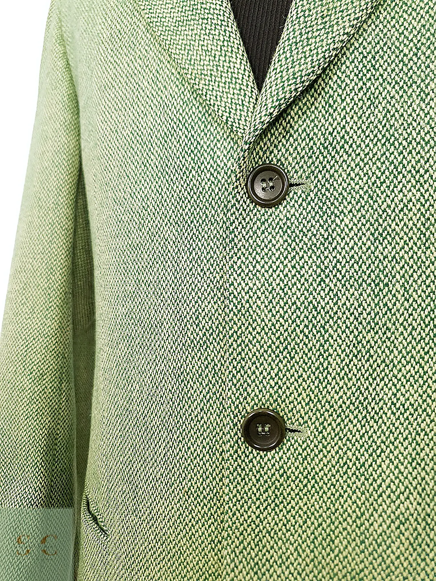 Blazer Hugo Boss Easy Iron Verde Jaspeado 100% Lana Virgen – Talla XL 8