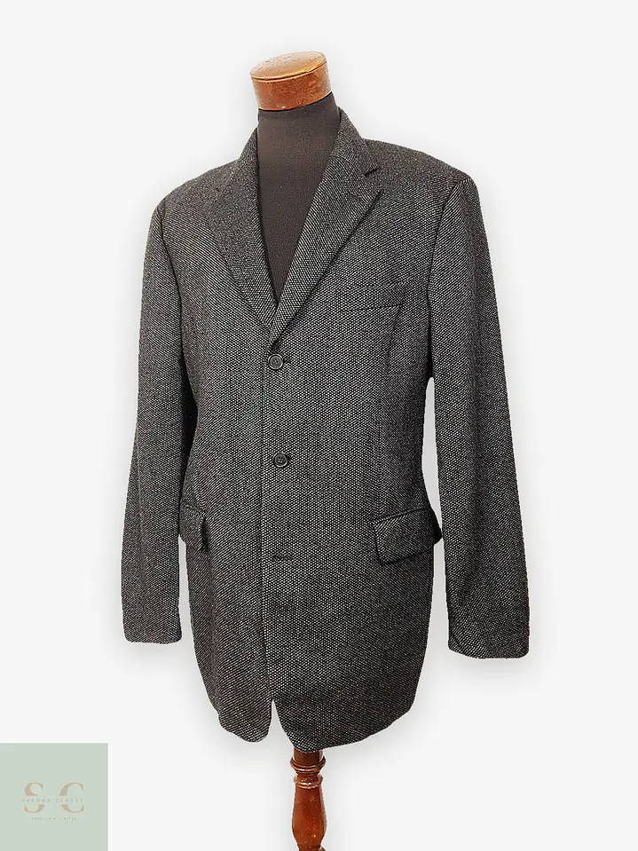 Blazer Hugo Boss plomo Lana Virgen & Cashmere – Talla XL 1