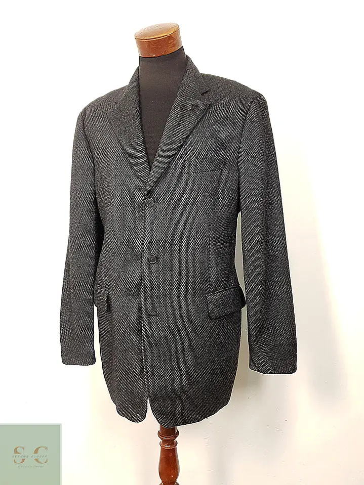 Blazer Hugo Boss plomo Lana Virgen & Cashmere – Talla XL 2