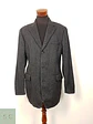 Blazer Hugo Boss plomo Lana Virgen & Cashmere – Talla XL - Miniatura 3
