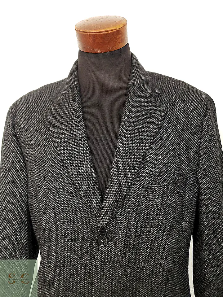 Blazer Hugo Boss plomo Lana Virgen & Cashmere – Talla XL 6
