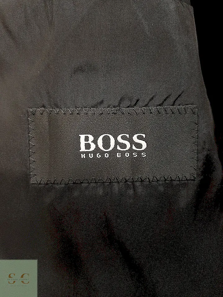 Blazer Hugo Boss plomo Lana Virgen & Cashmere – Talla XL 10