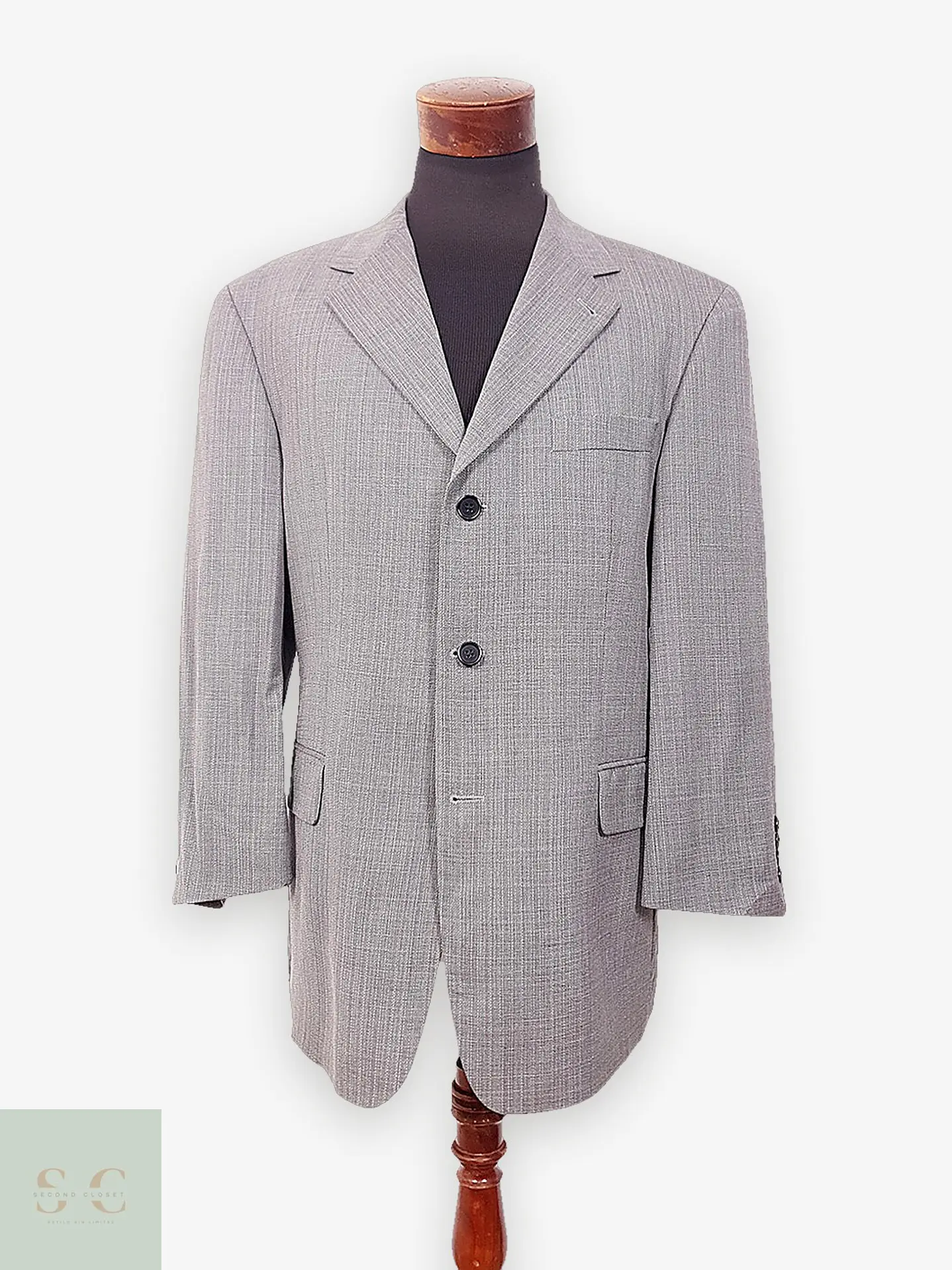 Blazer Hugo Boss Loro Piana Plomo 100% Lana Virgen Super 110s - Talla XL 1