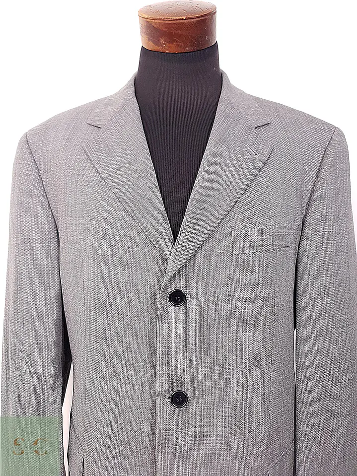 Blazer Hugo Boss Loro Piana Plomo 100% Lana Virgen Super 110s - Talla XL 4