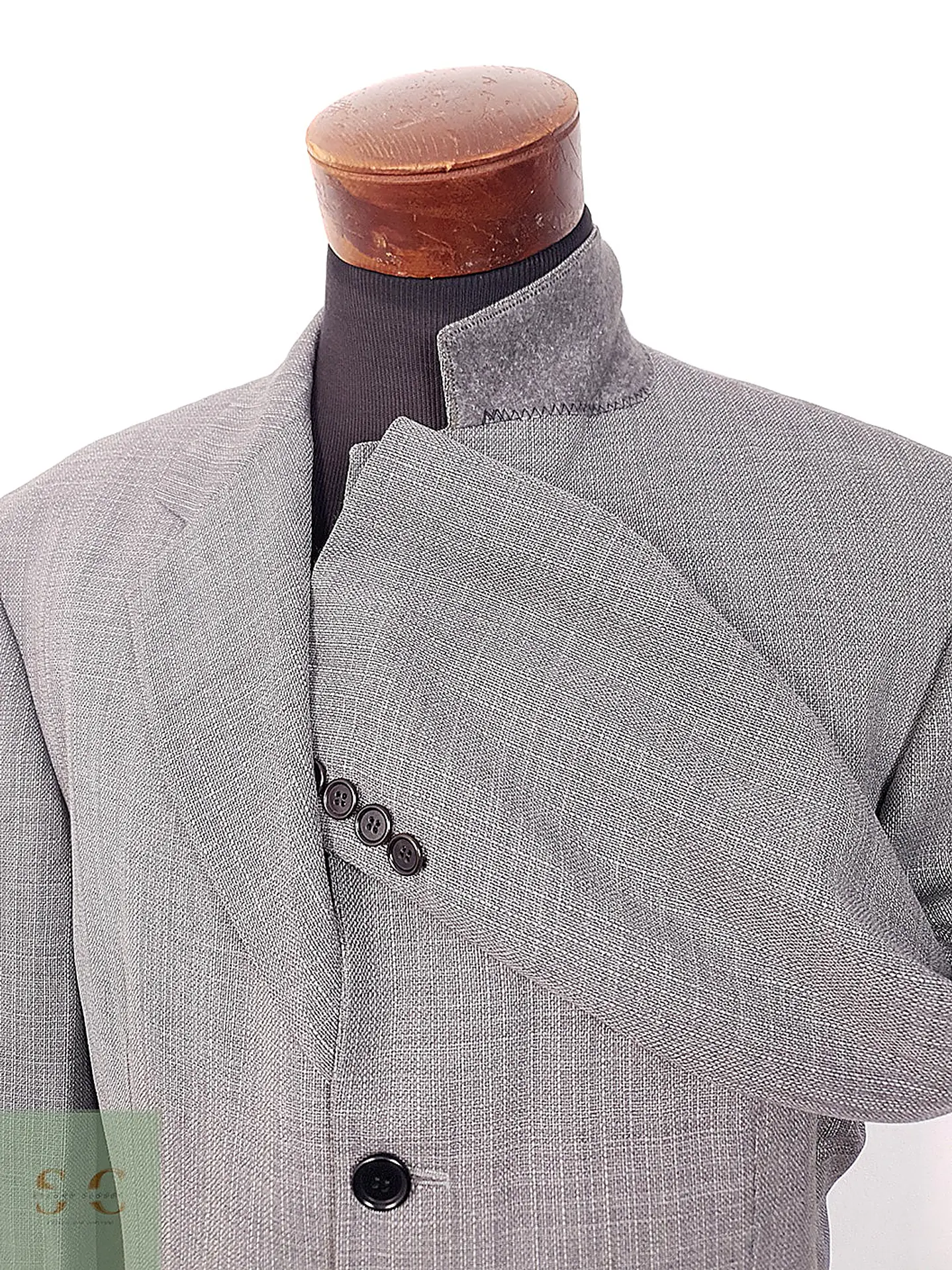 Blazer Hugo Boss Loro Piana Plomo 100% Lana Virgen Super 110s - Talla XL 6