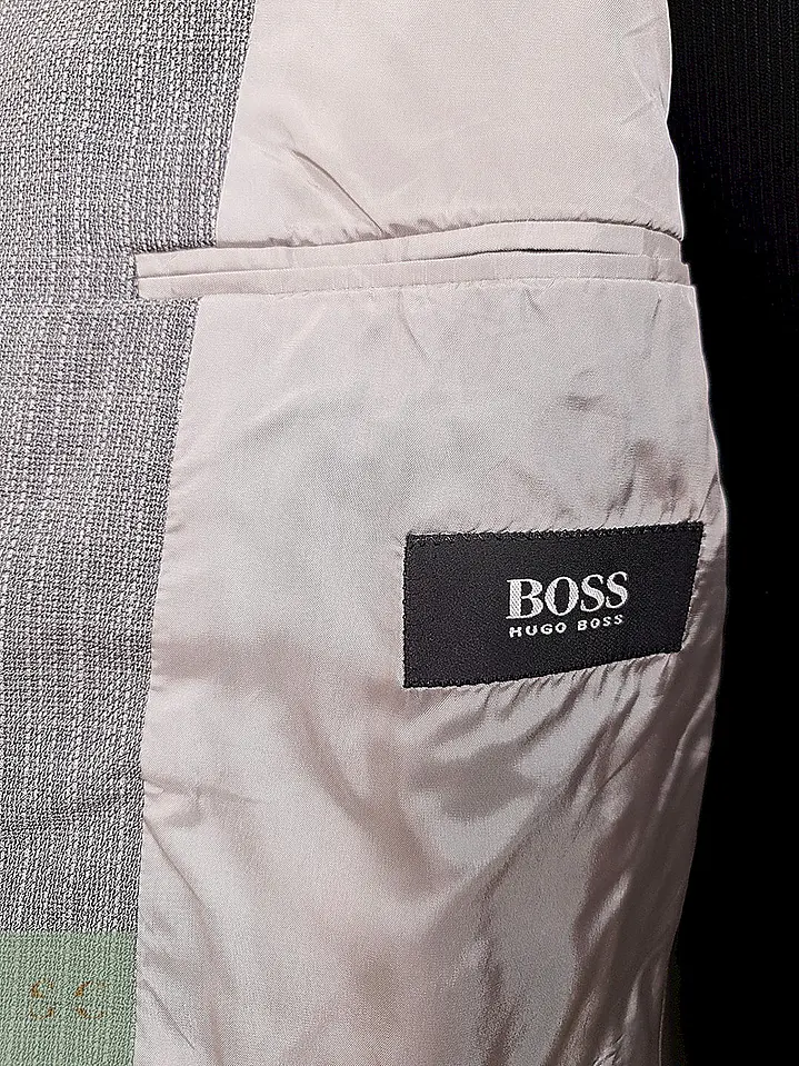 Blazer Hugo Boss Loro Piana Plomo 100% Lana Virgen Super 110s - Talla XL 10
