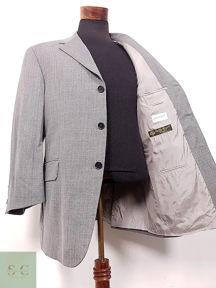 Blazer Hugo Boss Loro Piana Plomo 100% Lana Virgen Super 110s - Talla XL 11