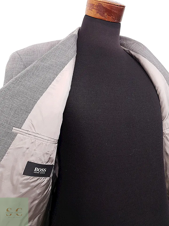 Blazer Hugo Boss Loro Piana Plomo 100% Lana Virgen Super 110s - Talla XL 12