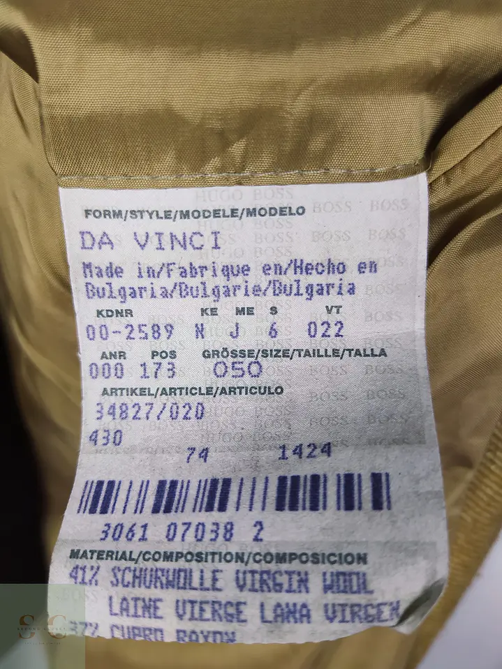Blazer Hugo Boss “Da Vinci” Espiga Lana Virgen TALLA LXL 7