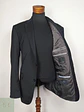 Blazer Roy Robson Reda Superfine 100% Lana Virgen – Negro Slim Fit – Talla XL - Miniatura 5