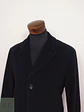 Abrigo elegante clásico Premium PKZ Lana Negro – TALLA LXL - Miniatura 5