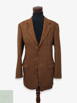 Blazer 100% lana virgen hombre Dozler Café Ladrillo Talla L 