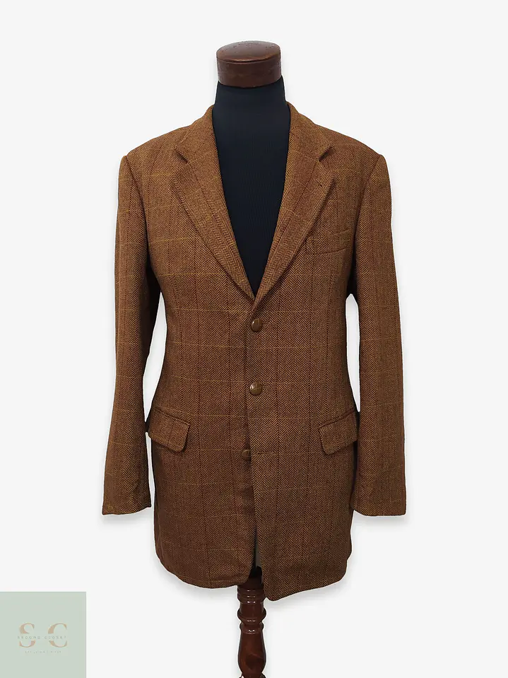 Blazer 100% lana virgen hombre Dozler Café Ladrillo Talla L  1