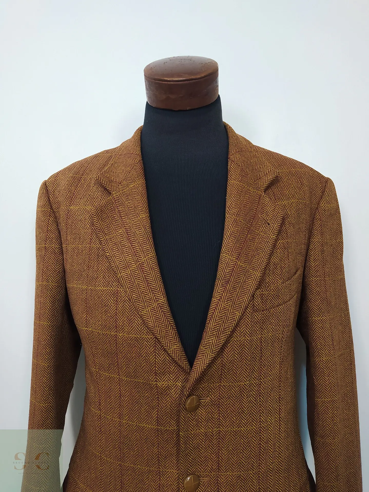 Blazer 100% lana virgen hombre Dozler Café Ladrillo Talla L  4