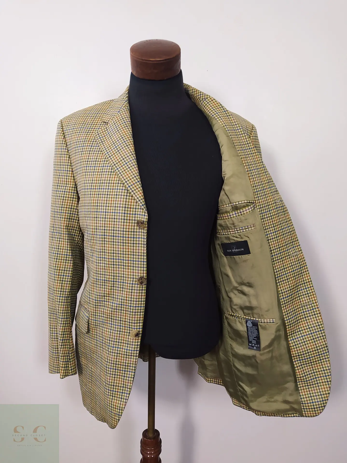 Blazer Chaqueta Roy Robson Blazer 100% lana virgen TALLA L  3