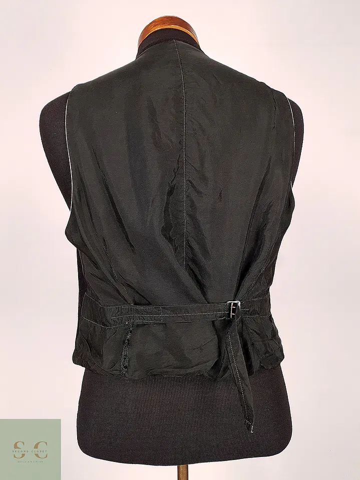 Chaleco Gilet Negro de Lana – Talla S 3